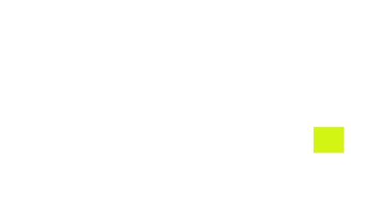 Fair Conference logo. White text spelling FAIR with an upside down i and a lime green period.